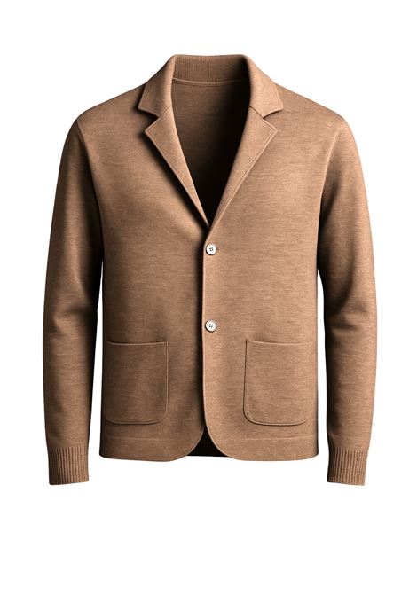 Giacca in Maglia Uomo Cavalieri Milano  Colore Tortora Cavalieri Milano | Maglieria | 87424863